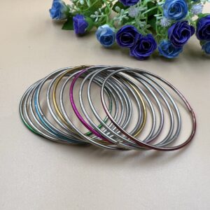 Jigna oxidized colour bangles set