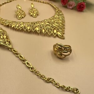 Hina Gold Plated Necklace Set