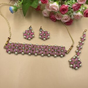 Maliha Pink Necklace